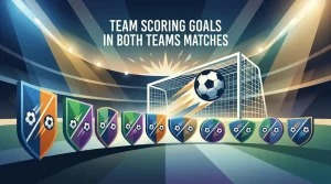 Editorial football goal sequence with prediction tiles and a neutral jackpot motif, without branded interface or prize text
